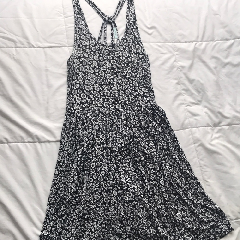 Black and White Floral Urban Outfitters Dress